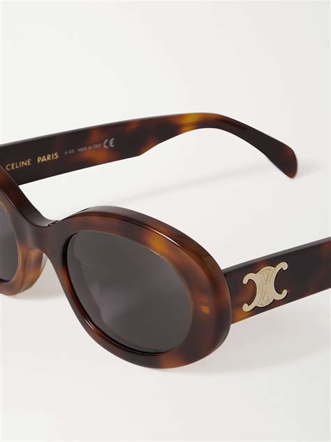 celine oval metal sunglasses|oversized Celine sunglasses.